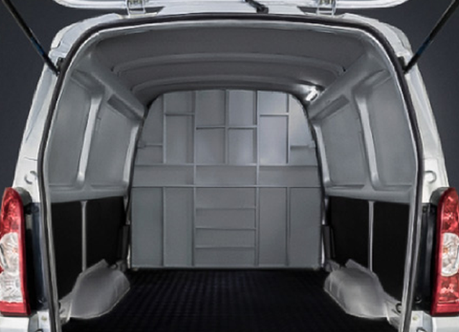 Cargo area of Mullen One truck